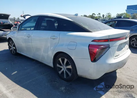 2016 Toyota Mirai из США, поврежденный, VIN JTDBVRBDXGA000798